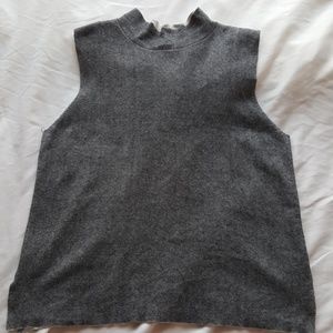Moth sleevless mock turtle neck tank